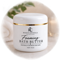 Foaming bath butter